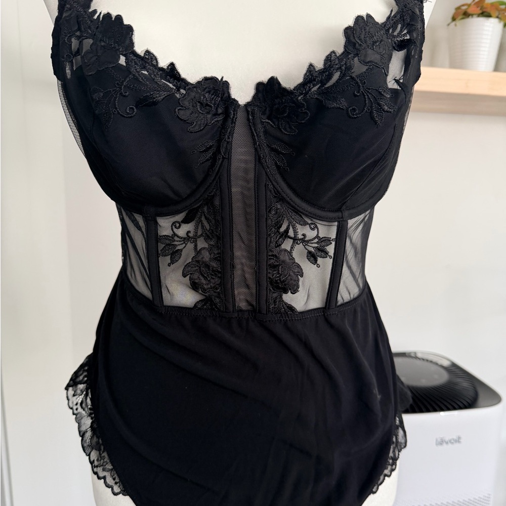 Etam Desinvolte Embroidered Underwire Bodysuit - Picture 4 of 11